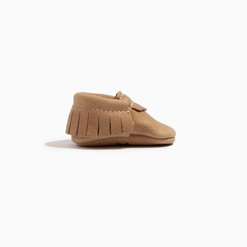 Freshly Picked Newborn Weathered Brown Moccasin Baby Shoe - Picture 6 of 7